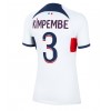 Paris Saint-Germain Presnel Kimpembe #3 Bortedrakt Kvinner 2023-24 Kortermet